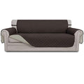 Reversible Couch Cover (Chocolate/Beige / Large Sofa)