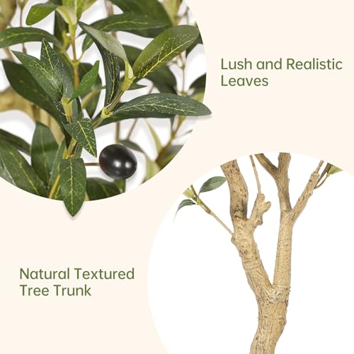 Artificial Olive Tree 5ft with Realistic Appearance (5ft)