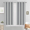 Room Darkening Curtains 52x45 inch Length Light Grey (Light Grey / 52"W x 45"L (Pack of 2))