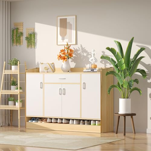 3 Pack Wood Plant Stands Indoor (Dark Gray / 3 Pack)