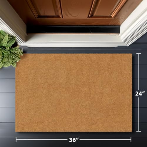Natural Coco Coir Non (Plain Brown / 24x36)