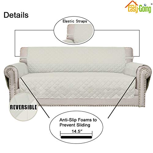 Reversible Couch Cover (Ivory/Ivory / Large Sofa)