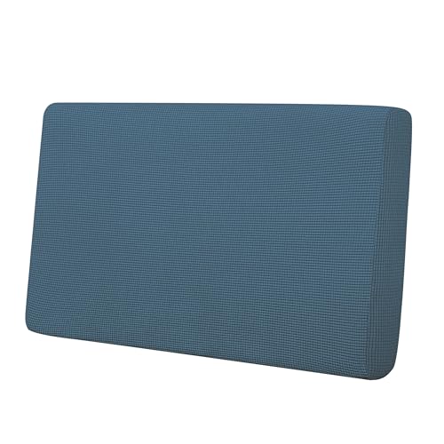 Stretch 1 Piece Loveseat Couch Cushion Cover for Sofa (Medium / Bluestone)