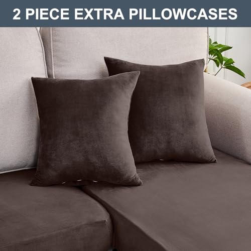 Couch Cover 4 (Coffee / 3 Seater + Chaise)