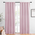 Living Room Blackout Curtains (Baby Pink / 42"W x 84"L (Pack of 2))