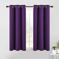 Blackout Curtain Panels for Bedroom (Royal Purple / 42"W x 40"L (Pack of 2))