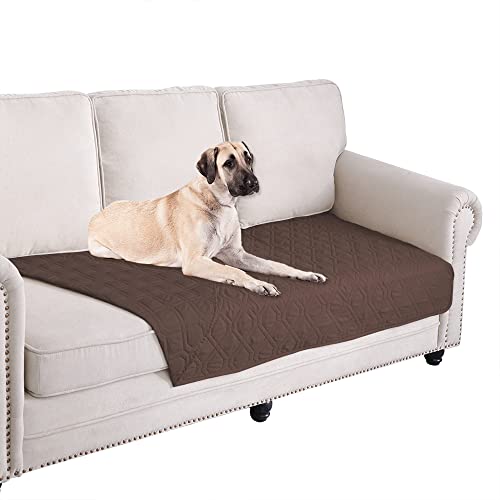 Waterproof Dog Bed Blankets Cover for Bed Couch Sofa Reversible (30x70 Inch (Pack of 1) / Chocolate)