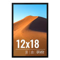 12x18 Picture Frame for Wall Display (Black / 12x18)