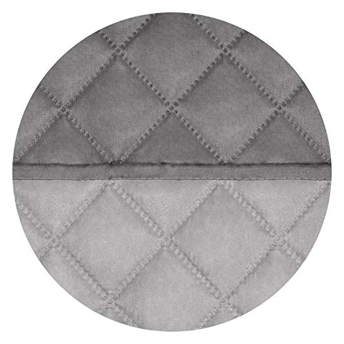 Reversible Quilted Couch Covers for Dogs Loveseat Sofa Cover 46.5” (Medium / Gray/Light Gray)