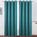 Blackout Curtains 52 x 120 Inch Long Sea Teal Curtains Set of 2 Panels Room Darkening Curtains for Bedroom and Living Room (Sea Teal / 52"W x 120"L (Pack of 2))