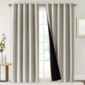 Natural Blackout Curtains for Nursery 70" Wide x 84" Long 2 Panels (Natural / 70"W x 84"L (Pack of 2))