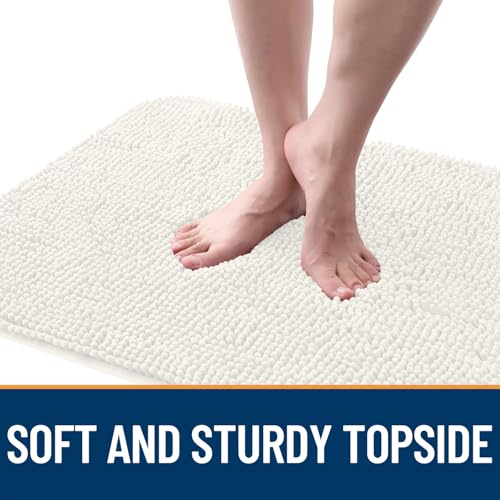 Dog Door Mat for Muddy Paws 59x20 (Ivory / 59" X 20")