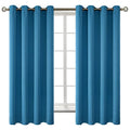 Blackout Curtains (Steel Blue / 52"W x 63"L (Pack of 2))