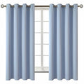 Blackout Curtains for Living Room (Spa Blue / 52"W x 63"L (Pack of 2))