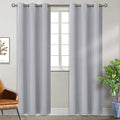 Light Grey Room Darkening Curtains 84 Inch for Living Room 2 Panels (Light Grey / 38"W x 84"L (Pack of 2))