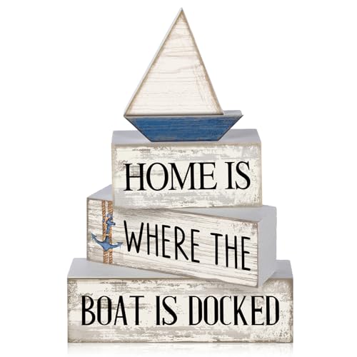 4 Pcs Farmhouse Table Decoration (Home Boat)