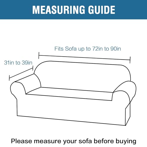 1 Peice Stretch Velvet Sofa Covers for 3 Cushion Couch Covers Sofa Slipcovers Furniture Protector Soft (Green / Sofa)