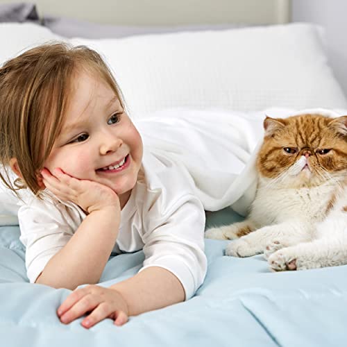 GentleSoft Bedding Fleece Blanket for Girls and Boys (04 - White / Kids (43" x 55"))