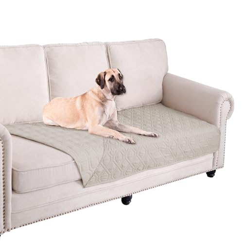 Waterproof Dog Bed Blankets Cover for Bed Couch Sofa Reversible (30x70 Inch (Pack of 1) / Khaki+khaki)