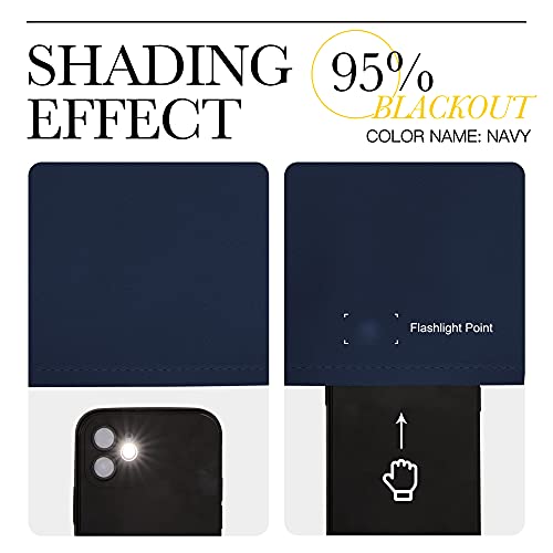 Blackout Curtains for Bedroom (Navy / 70"W x 63"L (Pack of 2))