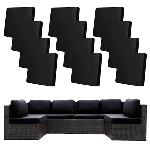 12 Pcs Outdoor Cushion Covers