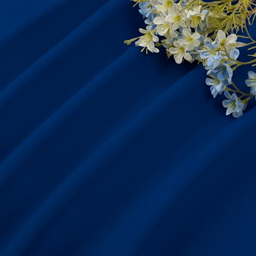 Royal Blue Blackout Curtains 45 inch Length 2 Panels Set (Royal Blue / 52"W x 45"L (Pack of 2))