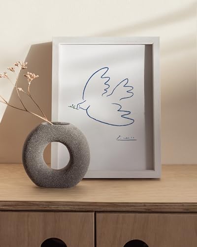 White Oak Wood 6x8 Picture Frame (Set of 01 / White Oak / 6x8 in)