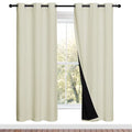 Living Room Completely Shaded Draperies (Beige / 42"W x 72"L (Pack of 2))