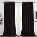 Toffee Brown Curtain Panels (Toffee Brown / 80"W x 108"L (Pack of 2))