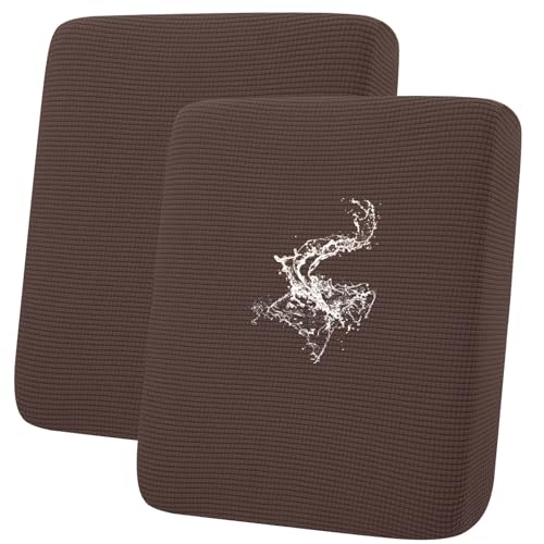 Waterproof Couch Cushion Covers for Pets (Brown / 2PCS)