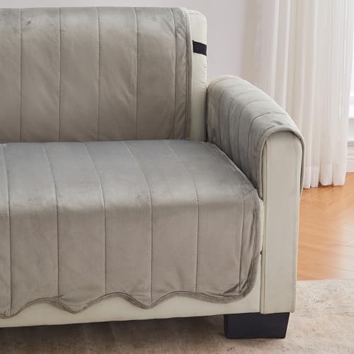 Velvet Chair Cover (Chair / 19- Velvet - Wild Dove Grey)