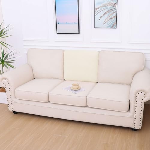 Waterproof Couch Cushion Covers for Pets (Light Beige / Backrest M)