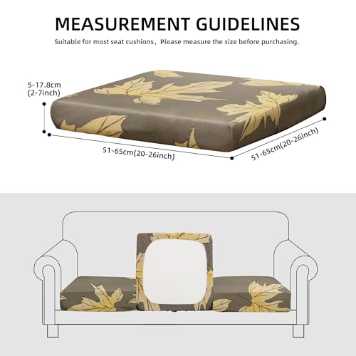 8Pcs Outdoor Cushion Covers (Maple Leaf / 8PCS)
