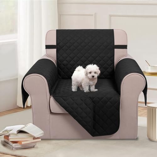 Reversible Oversized 28''Chair Covers (Black/Black / 28''oversized Armchair)