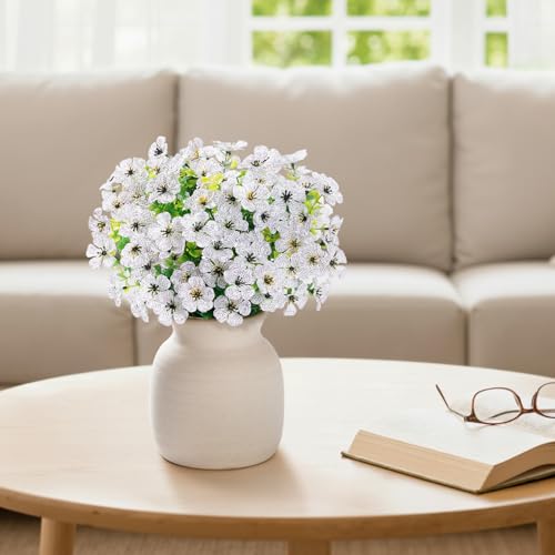 Artificial Flowers for Outdoor (White)