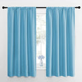 RV Blackout Curtains for Camper Windows (Teal Blue / 29"W x 50"L (Pack of 2))