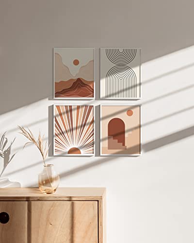 White Oak Wood 8x10 Picture Frames (Set of 04 / White Oak / 8x10 in)