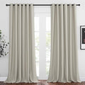 Room Darkening Draperies Curtain Panels (Natural / 80"W x 95"L (Pack of 2))
