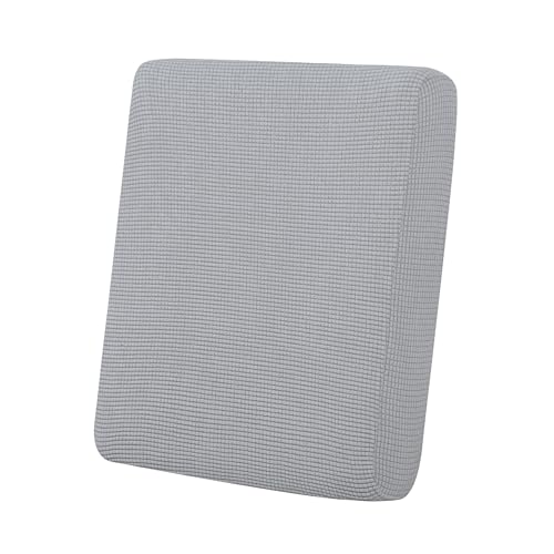 Stretch 1 Piece Chair Couch Cushion Cover for Sofa (Small / Silver Gray)