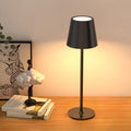 Cordless Table Lamps Rechargeable (1 Pack-Round Base / Black)