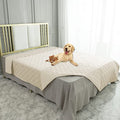 Waterproof Blanket Reversible Dog Bed Cover Pet Blanket for Furniture Bed Couch Sofa (82x120 Inch (Pack of 1) / Ivory)
