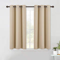 Room Darkening Curtain Panels for Living Room (Biscotti Beige / 42"W x 45"L (Pack of 2))