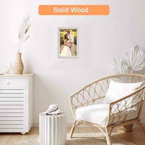 7x11 Wood Frame White (White / 7x11)