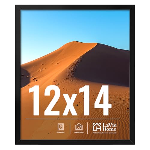 12x14 Picture Frame for Wall Display (Black / 12x14)