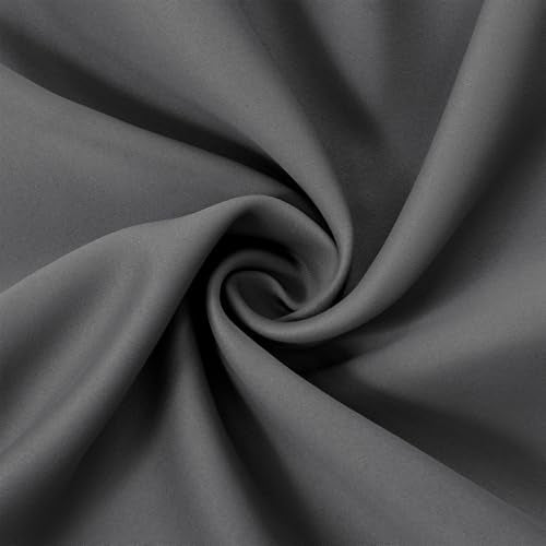 Frost Grey Thermal Blackout Curtains (Frost Grey / 42"W x 95"L (Pack of 2))