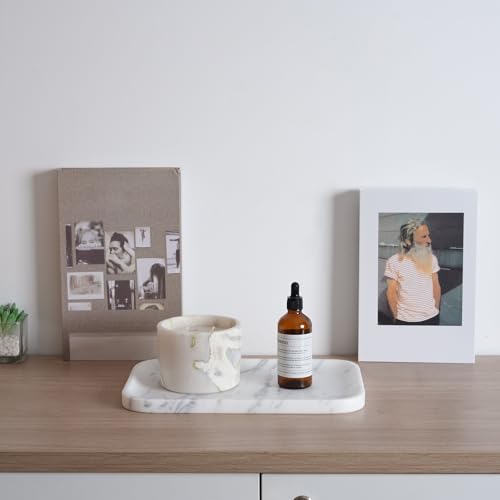 Arabescato Marble Vanity Tray (Arabescato)