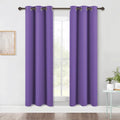 Blackout Window Curtains 70" L (Lilac Purple / 34"W x 70"L (Pack of 2))