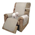 Reversible Recliner Chair Covers (Beige/Beige / 28''recliner-oversized)