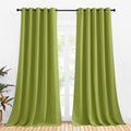 Blackout Curtain Panels for Bedroom (Fresh Green / 70"W x 95"L (Pack of 2))
