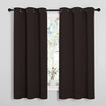 Room Darkening Curtains (Toffee Brown / 34"W x 54"L (Pack of 2))